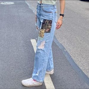 BDG Patchwork Jeans